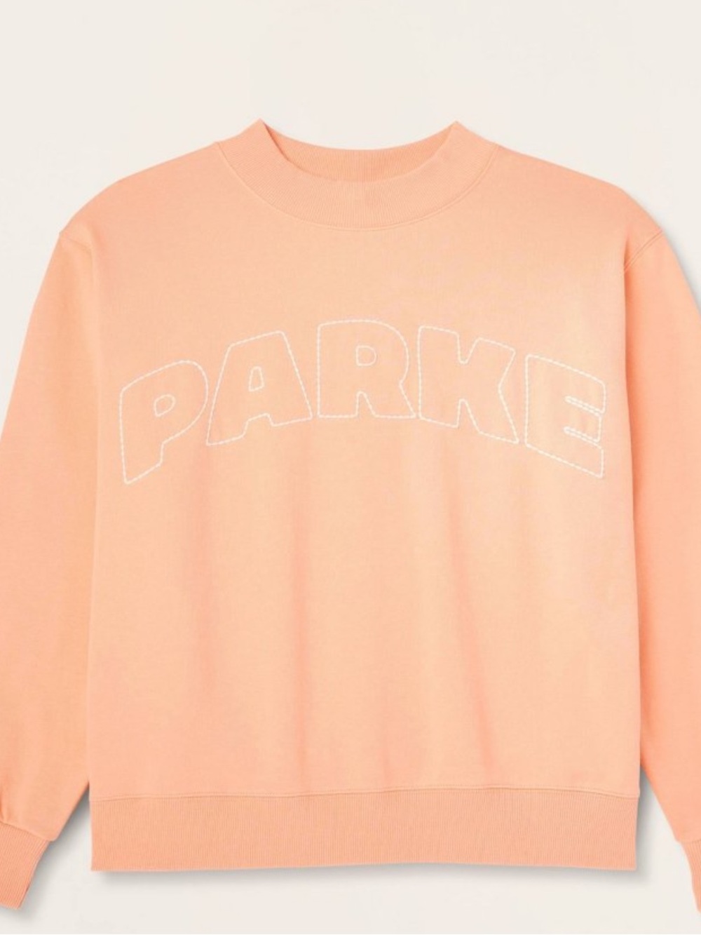 PARKE Peach Crewneck Sweater